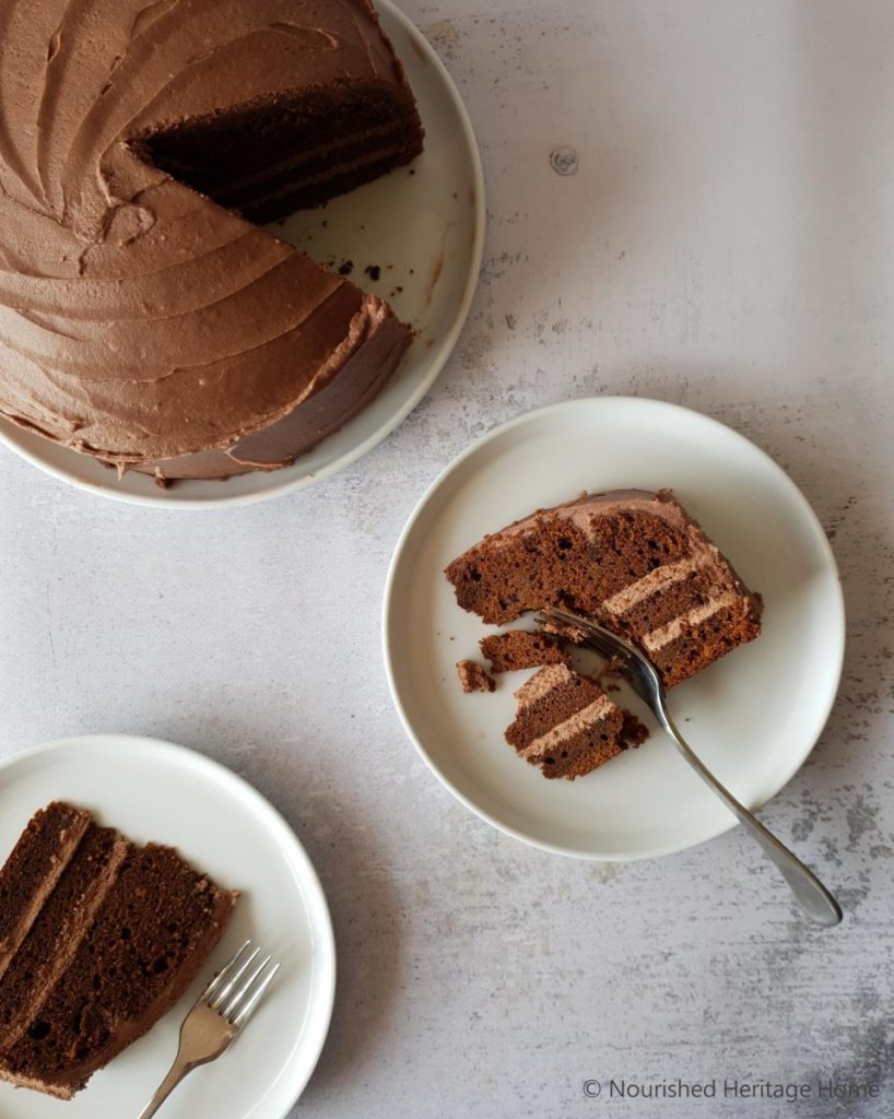 The best super moist chocolate cake – Nourished Heritage Home