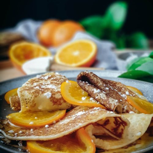 basic quick easy crepe recipe oranges